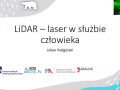 Lidar: laser w służbie człowieka