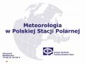Meteorologia w Polskiej Stacji Polarnej Hornsund